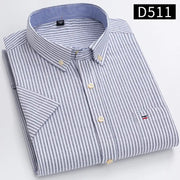2023 Men's Casual Slim-Fit Short Sleeve Shirt