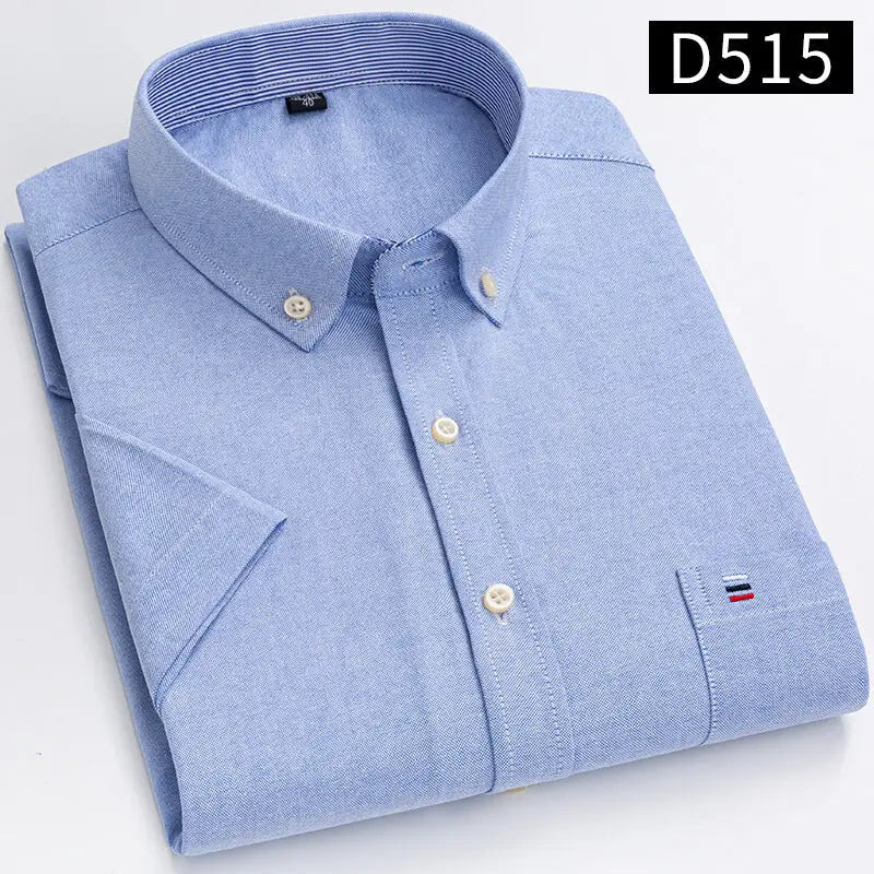 2023 Men's Casual Slim-Fit Short Sleeve Shirt