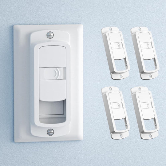 SAFELON 6 PCS Light Switch Cover Guard for Baby Safety Childproof Light Switch Locks Wall Switch Covers Prevents Kids from Turning The Lights On and Off