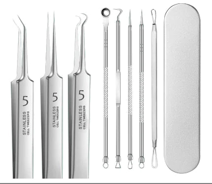 Precision Pimple Extraction Tool Set for Skincare - Joomcy