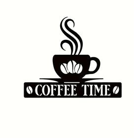 Personalized Iron Coffee Bar Metal Wall Art Decor