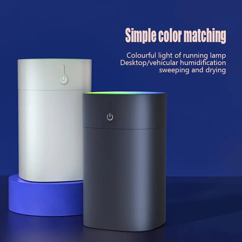 USB Small Humidifier with Aromatherapy and Colorful Light