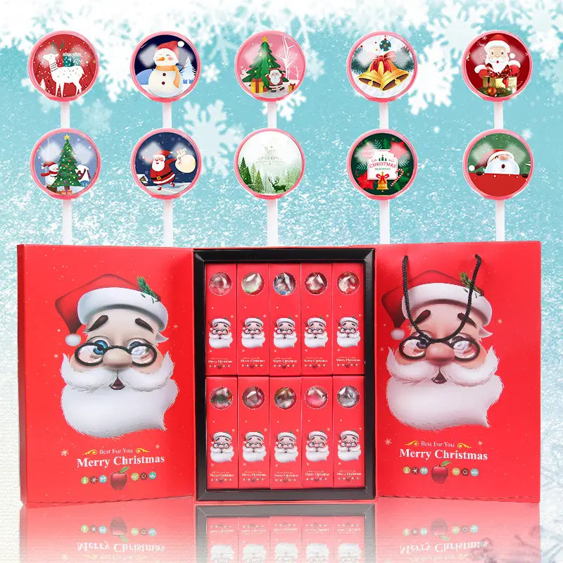 Creative Christmas Candy Star Lollipops Gift for Friends