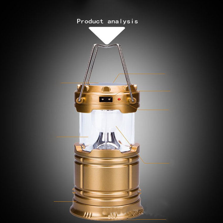 New Solar Multi-Functional Camping Lantern with Charger