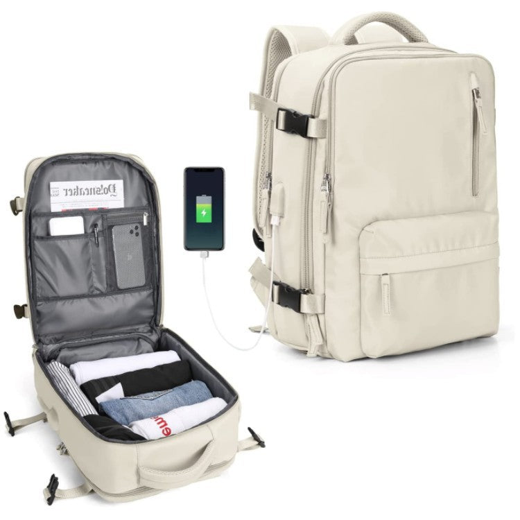 USB Rechargeable Women's Large-capacity Travel Backpack