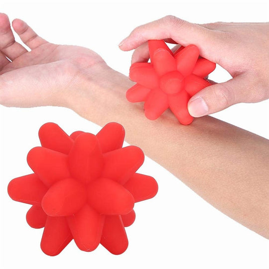 Brrnoo Silicone Massage Ball Ball for Trigger Point Massage - Deep Tissue Massager for Myofascial Release - Mobility Ball for Exercise & Recovery Foot Acupoint Trigger Point Massage