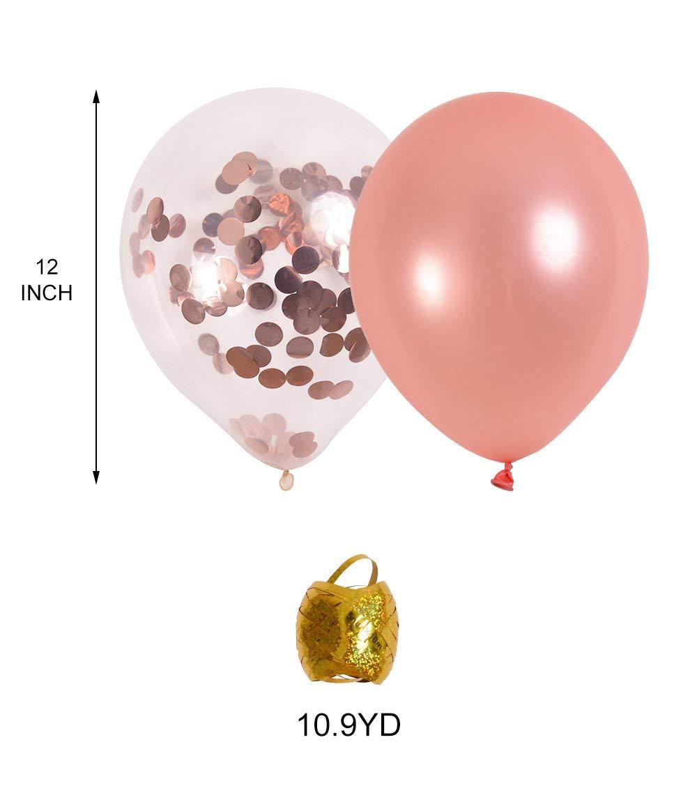 Rose Gold 30th Birthday Balloon Decoration Set