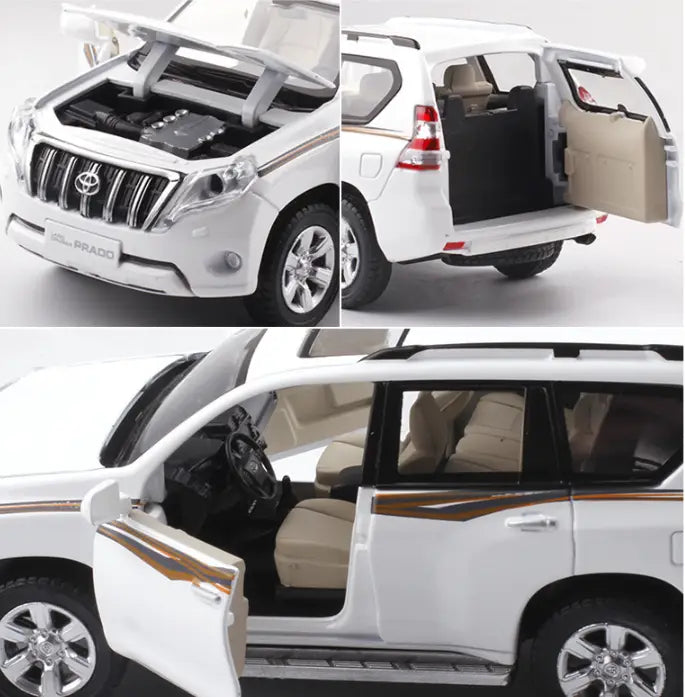 1:32 Toyota Prado Alloy Sound and Light Toy Model