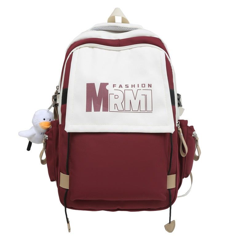 Large Capacity Stylish Backpack for Students and Travel