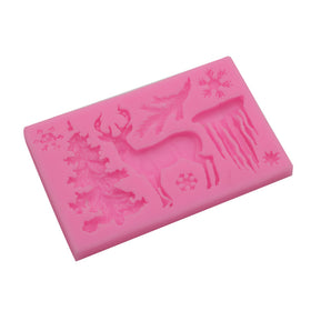 Christmas Snowflake Tree Silicone Mold for Baking