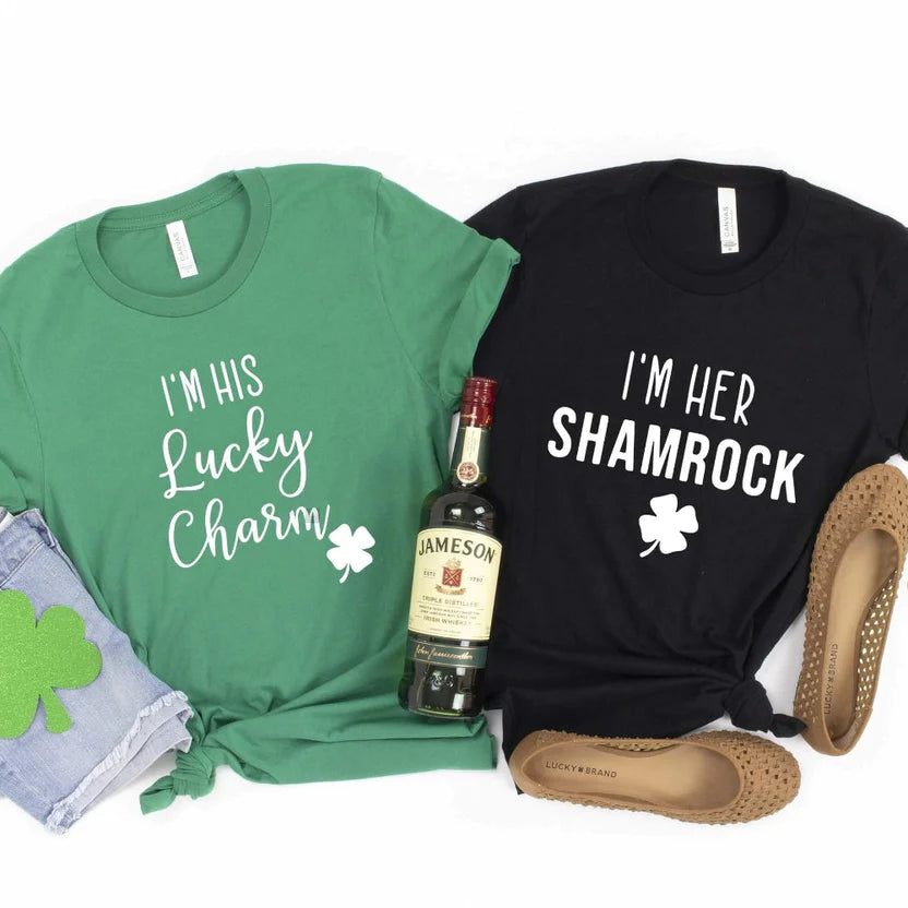 His and Her Lucky Charm – DTF Transfer Set