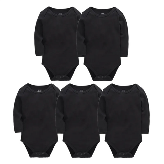 Pure Snug Baby Romper - Long-Sleeved Cotton Onesie