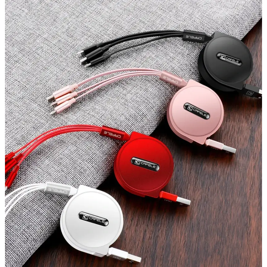 3-in-1 Fast Charging Data Cable by Kafele