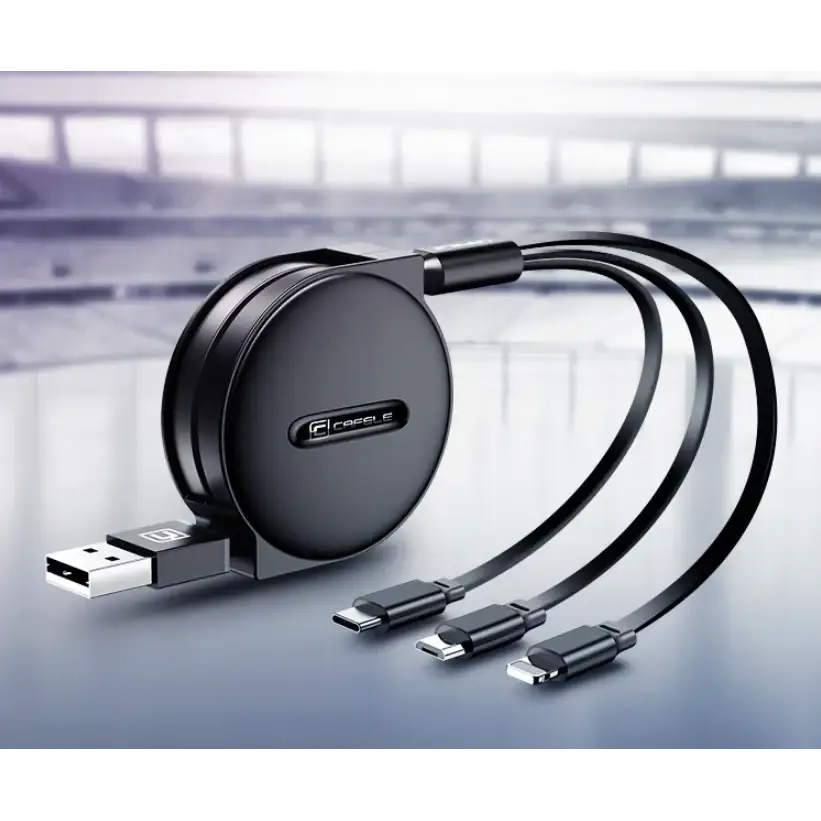 3-in-1 Fast Charging Data Cable by Kafele