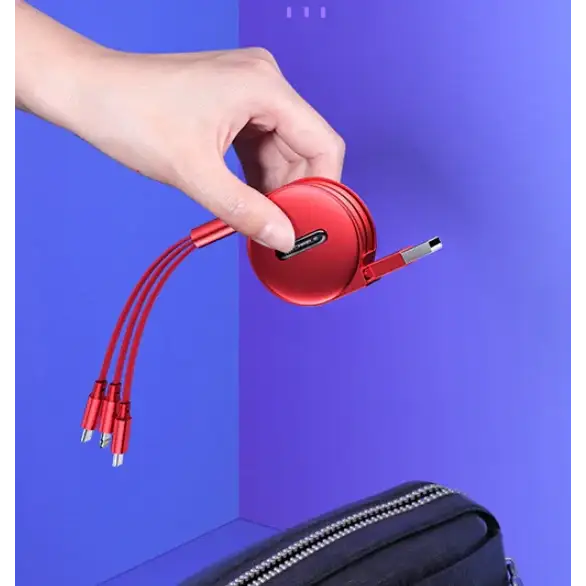 3-in-1 Fast Charging Data Cable by Kafele