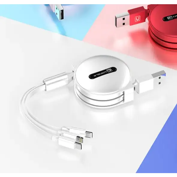 3-in-1 Fast Charging Data Cable by Kafele