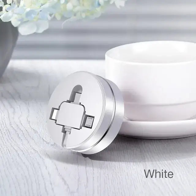 3-in-1 Retractable Fast Charging Data Cable