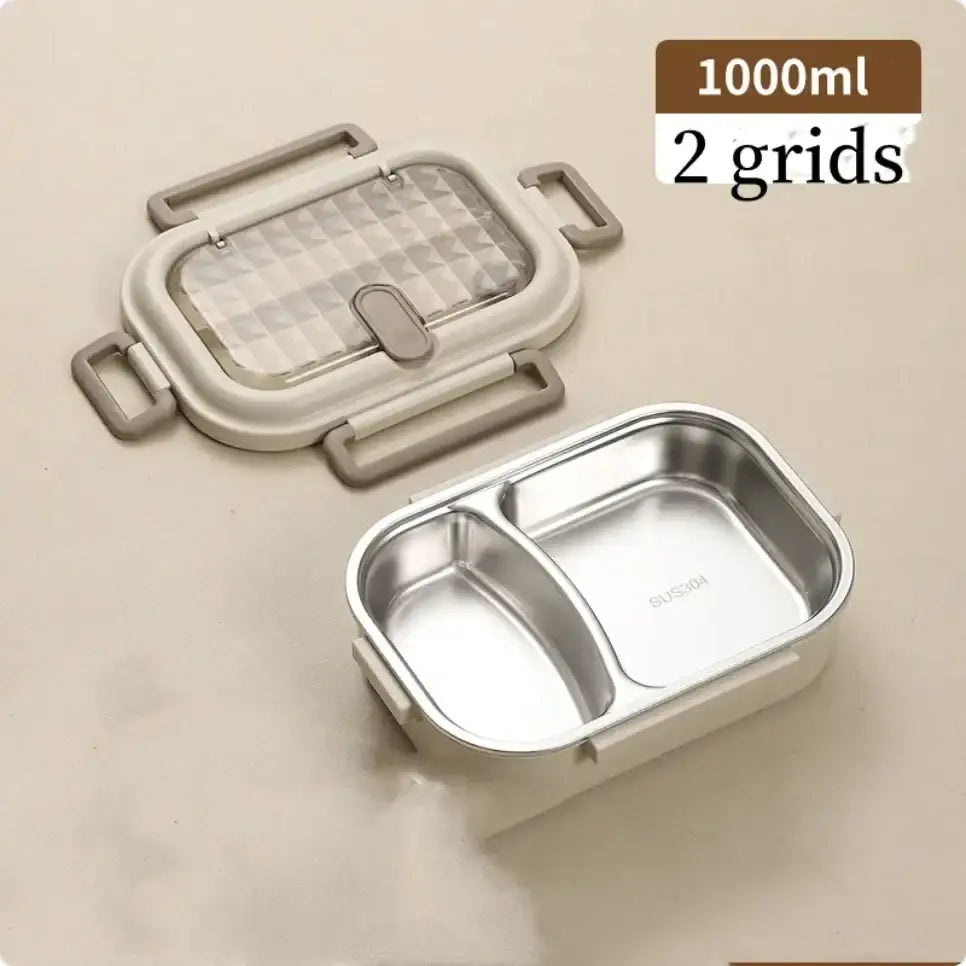 304 Stainless Steel Microwaveable Bento Box
