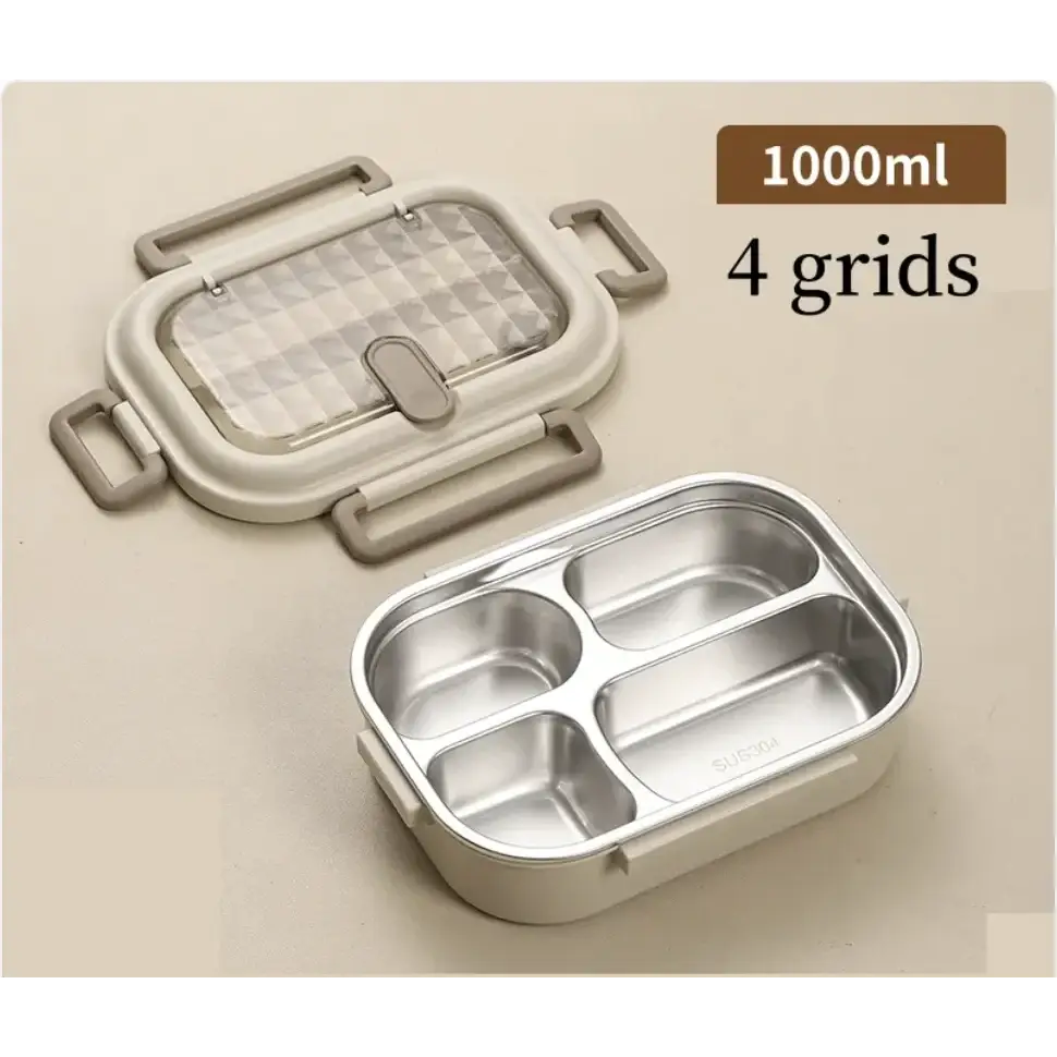 304 Stainless Steel Microwaveable Bento Box