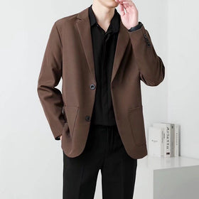 Men's Slim Fit Spring Blazer Jacket for Business & Office