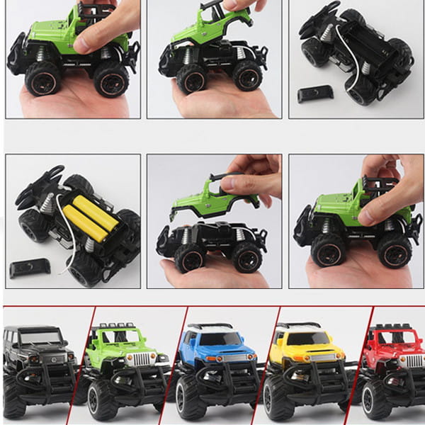1:43 Four-Channel Remote Control Mini Off-Road Car