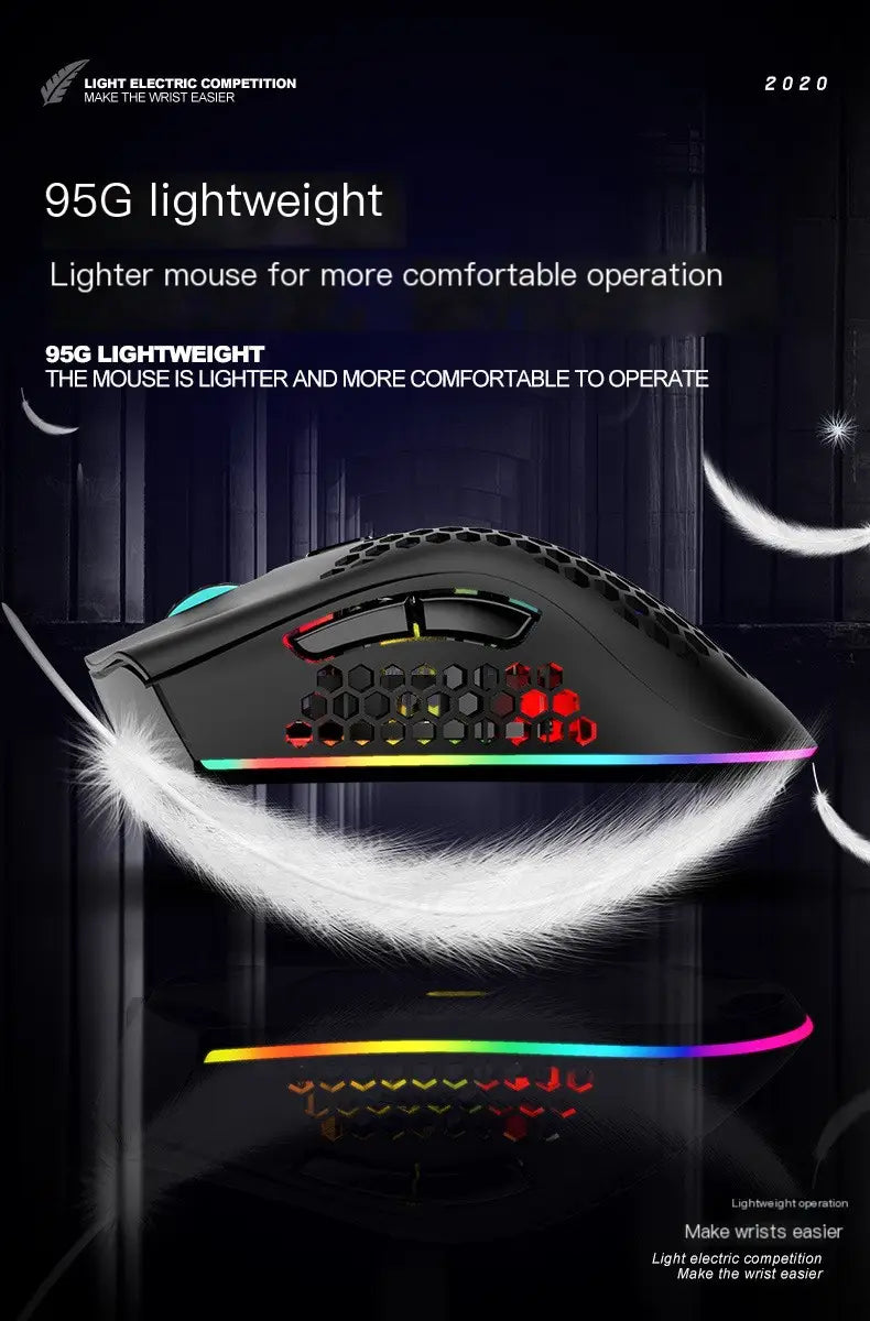 BM600 Wireless Gaming Mouse Cyan