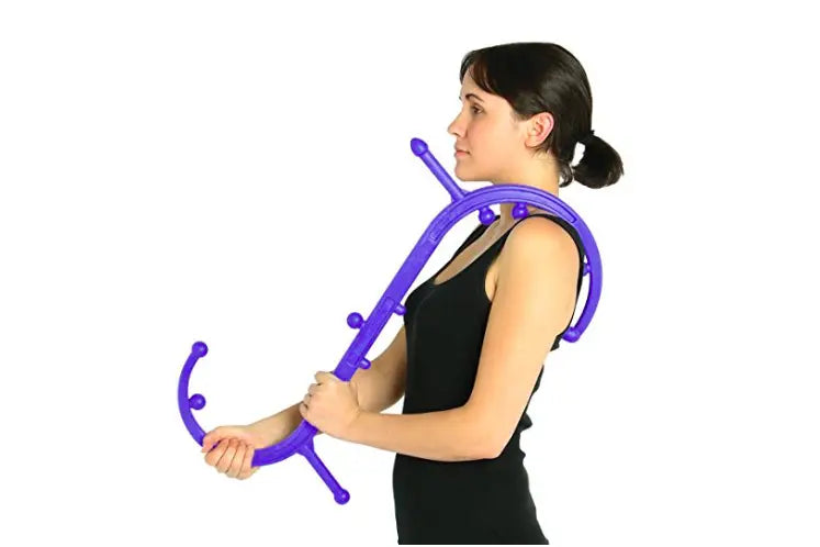 Back Massager with Deep Tissue Acupressure Stick