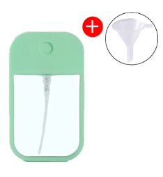 Mini Refillable Sanitizer Bottle with Silicone Clip (Single)
