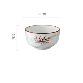 Creative Ceramic Dinnerware Set in Nordic Style