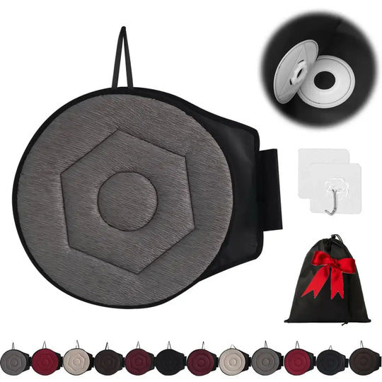 360 Rotating Seat Cushion for Car Beneficial 360 Rotating Seat Cushion Elderly for Car 360 Car Seat Swivel Swivel Seat Cushion for Car for Elderly for Those with Limited Mobility (Gray-B)