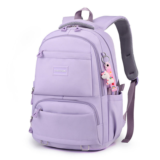 Stylish Large Capacity Nylon Backpack for Students
