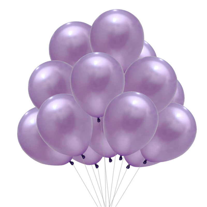20 White and Pink Latex Balloons for Birthday Party