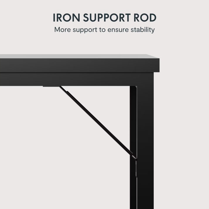 63 Inch Computer Desk Home Office Desk Workstation Black