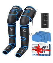 Leg Massager with Air Compression Full Leg Massager with Cold Therapy for Circulation and Pain Relief 3 Modes 3 Intensities Sequential Compression Device for Foot Calf and Thigh
