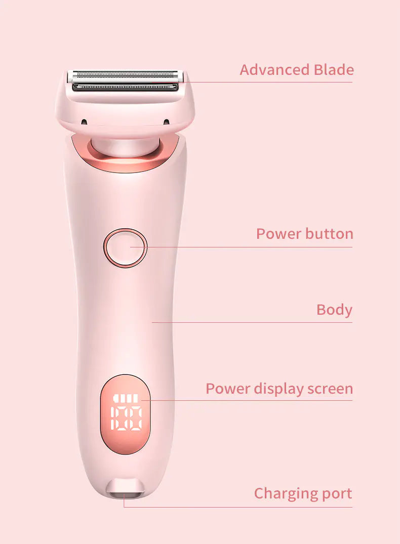 2 In 1 Hair Removal Epilator USB Rechargeable Trimmer