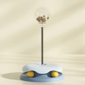 Interactive Cat Slow Feeder Toy for Food Dispensing
