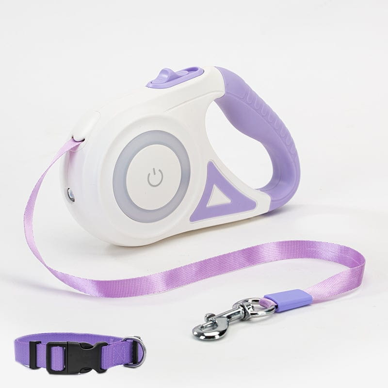 Automatic Retractable Dog Leash and Collar for Pets