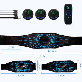 Upgraded Silicone Fitness Belt for Abdominal Exercise