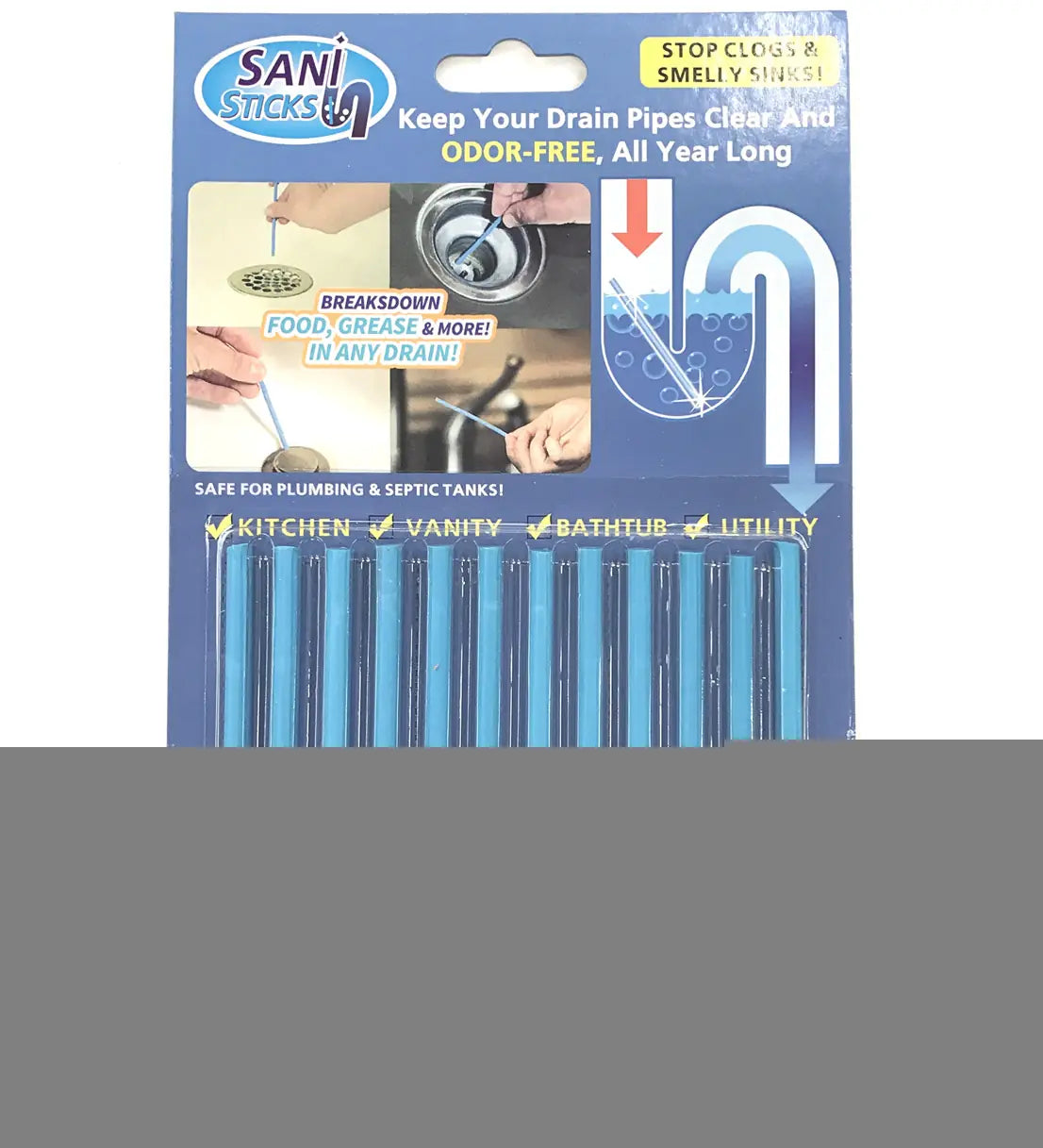 "Pipe Cleaning Stick for Bathtubs" - Joomcy