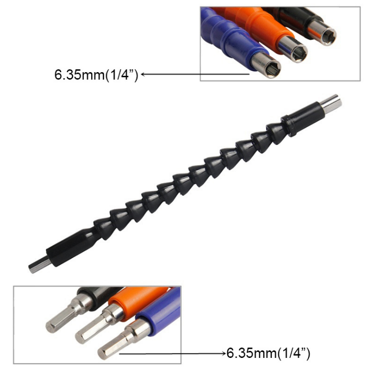 Flexible Shaft Drill Bit Holder and Universal Tool