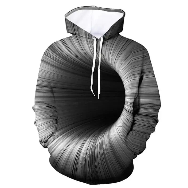 3D Digital Printing Cool Men's Graphic Hoodie Pullover