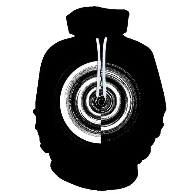 3D Digital Printing Cool Men's Graphic Hoodie Pullover