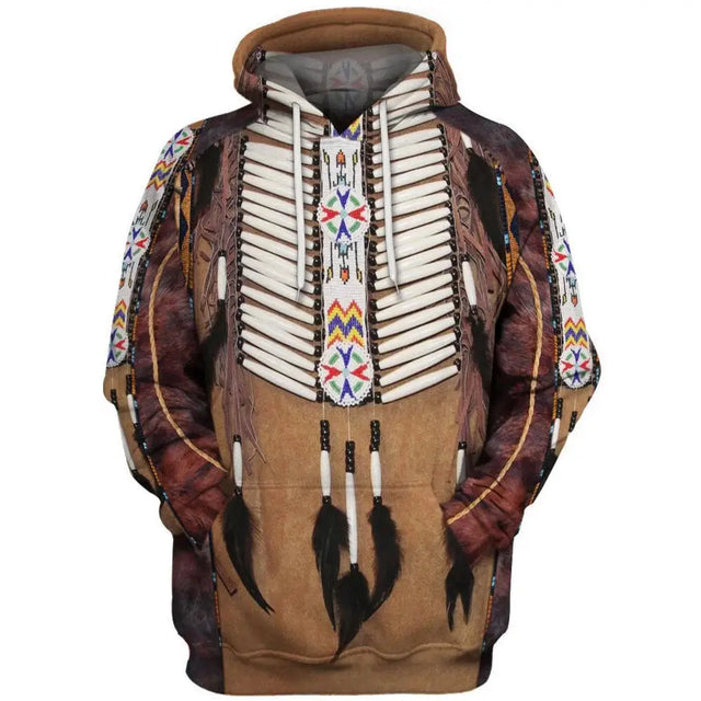 3D Hoodie with Digital Print - European Style Jacket