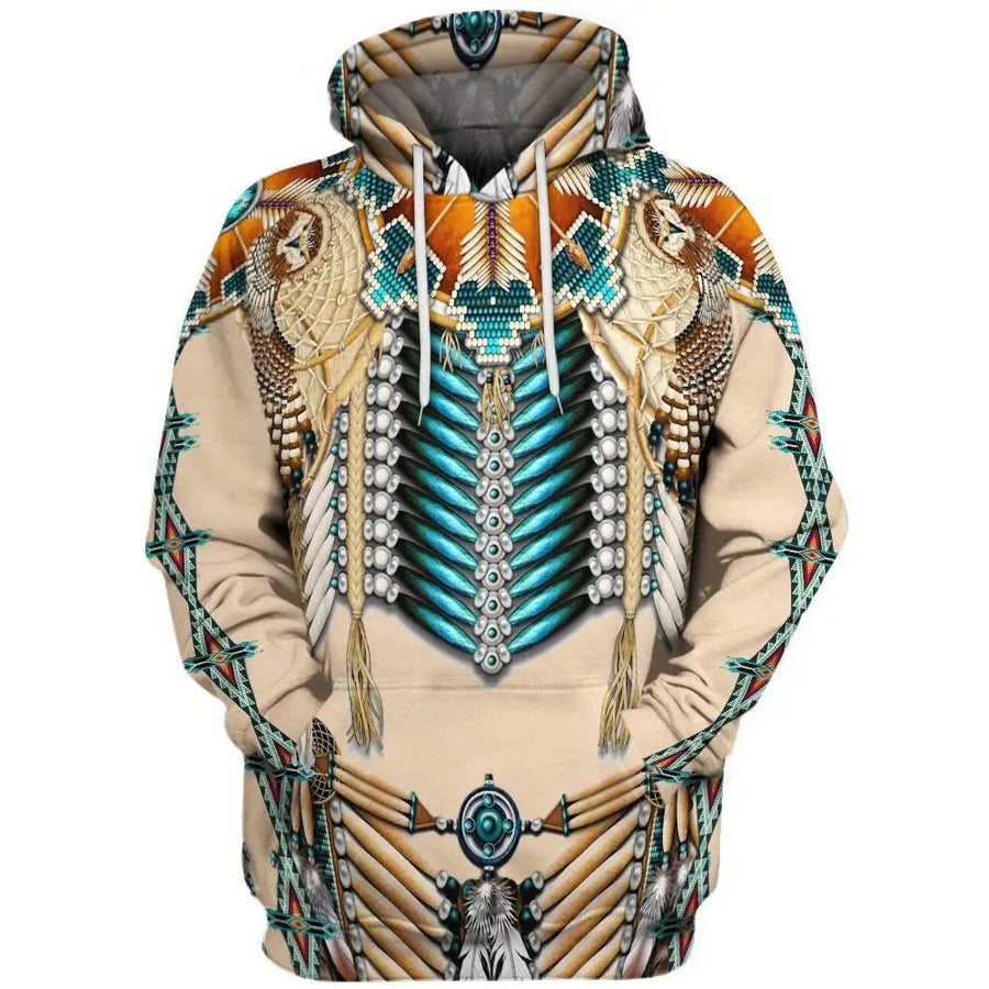 3D Hoodie with Digital Print - European Style Jacket