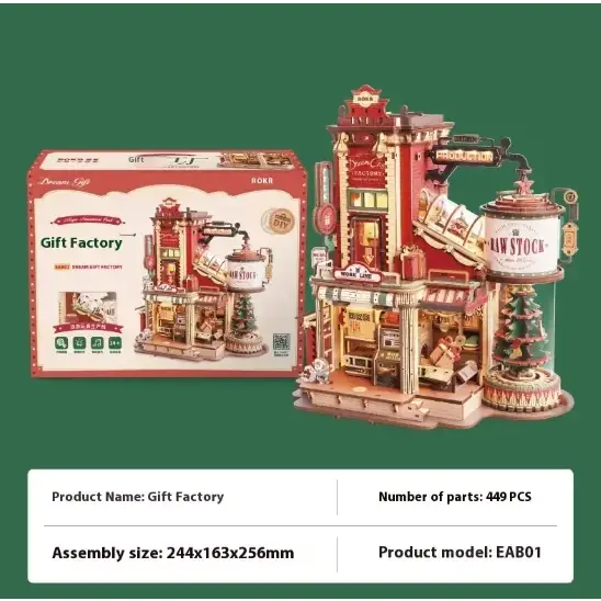 3D Puzzle Wooden Assembly Block Toy