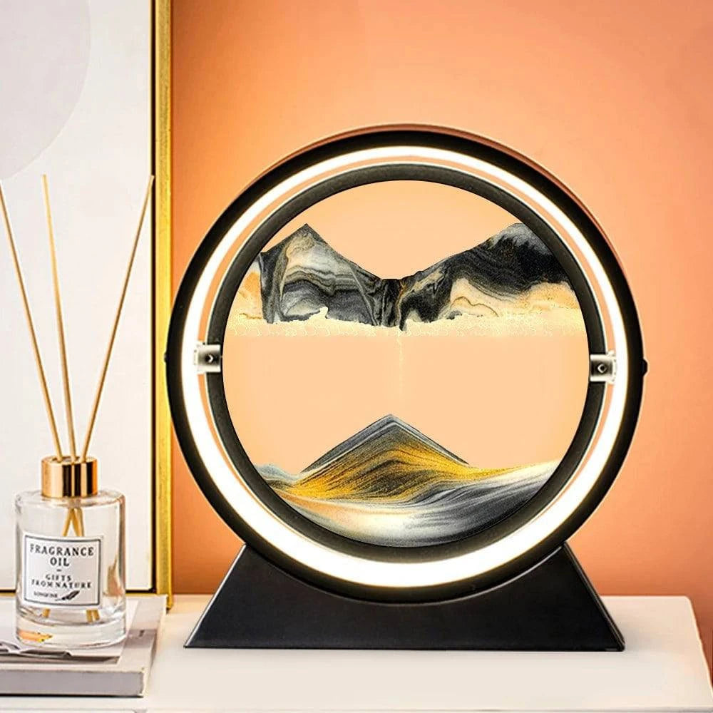 3D Round Display Flowing Glass Frame - Joomcy