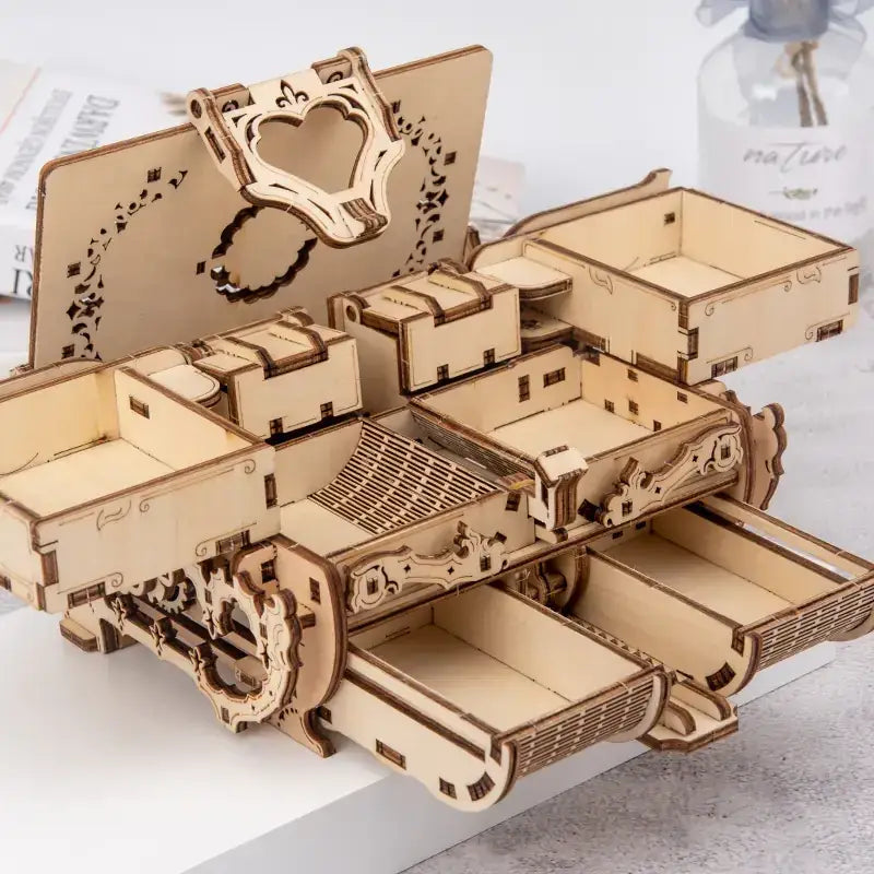 3D Wooden Puzzle Mechanical Model for DIY Gifts