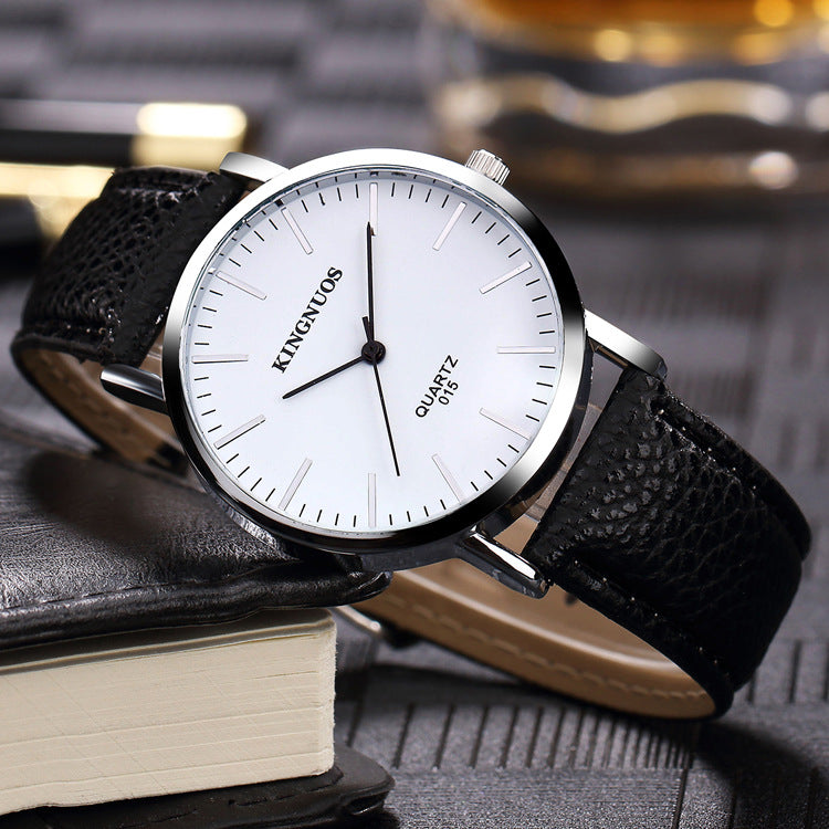 Ultrathin Casual Couple Belt Watch for Men and Women