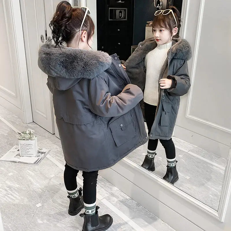 Girls' Hooded Coat 3