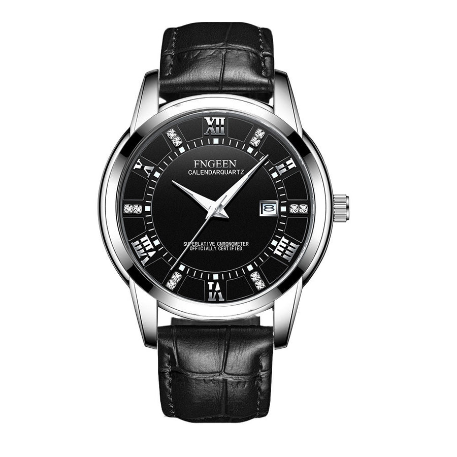 Men's Ultra-thin Waterproof Quartz Business Watch